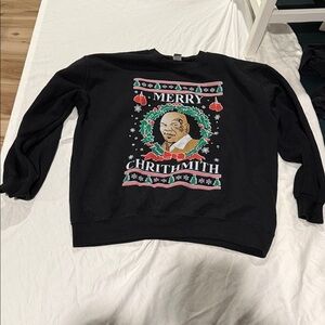 Black Merry Christmas Sweatshirt